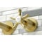 Kingston Brass KS8057NX Wall Mount Tub Faucet, Brushed Brass KS8057NX - alternate 4